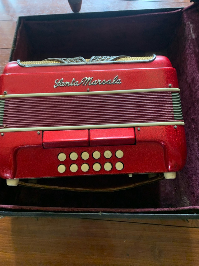 Italian Santa Marsala Vintage Accordion For Sale  in Pianos & Keyboards in Leamington - Image 3