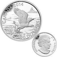 2014 $20 Silver Bald Eagle with Fish
