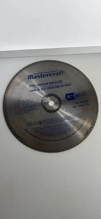Mastercraft 10” Steel Circular Saw Blade 200T, View more