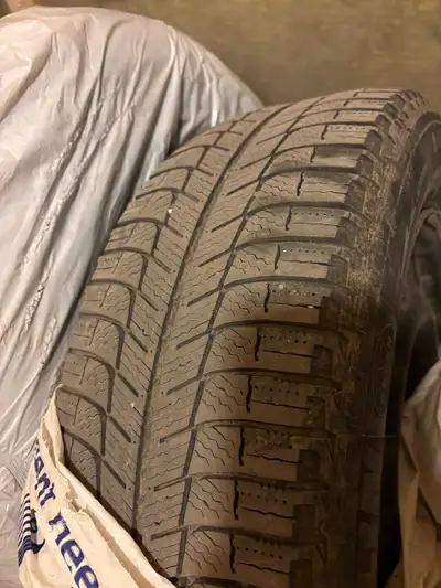 Gently used and on rims for $120. Originally purchased for a 2018 Maz da 3.