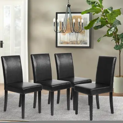 Dining Chairs Dining Room Chairs Parsons Set of 4 $189 brown $185 black Dm me for openbox(up to 20%...