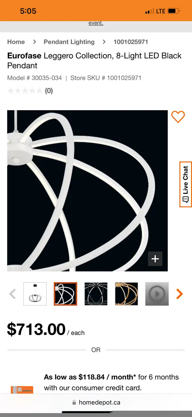 Chandelier - LED PENDANT in Indoor Lighting & Fans in Kitchener / Waterloo - Image 3