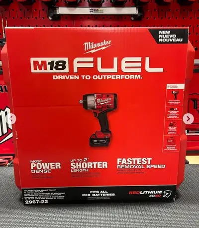 Milwaukee M18 Fuel 1/2 Inch High Torque Impact Wrench Kit, View more