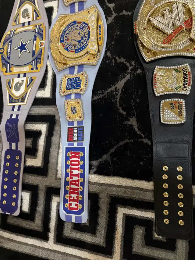 Custom Dallas Cowboys WWE Championship Belt Wrestling Title Rep in Arts & Collectibles in Mississauga / Peel Region - Image 3
