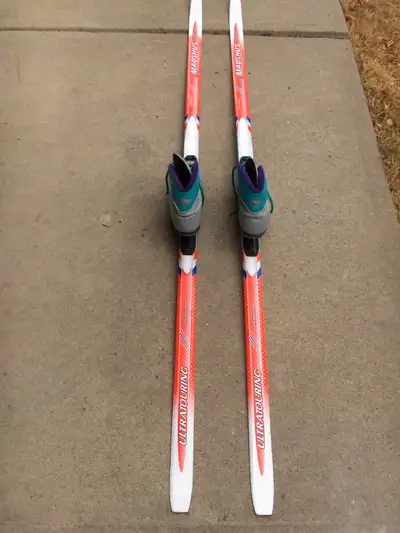 MADSHUS Ultra Touring 205cm Skis With SALOMON NNN Bindings, View more