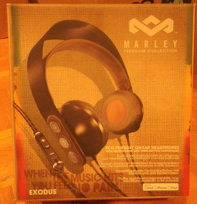 House of Marley Freedom collection Exodus wired Heaphone NEW in Speakers in City of Toronto