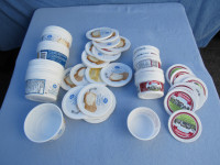 Lot 32 pots margarine vide (petit, grand)