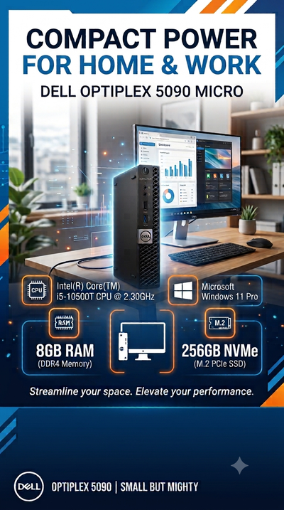 $250 OBO. This Dell Optiplex 5090 Micro is a compact and powerful desktop computer featuring an Inte...