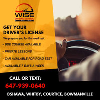 Driving Lessons/ Driving instructor/Road test