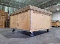 crate $100 , used pallet jack $250 WORKING . Pallets $9 ea