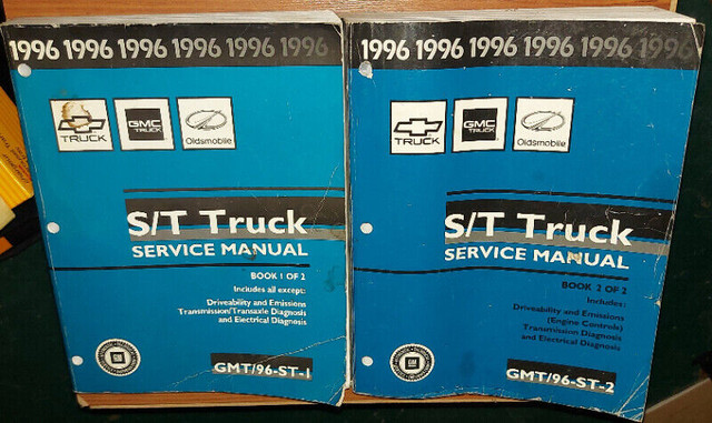 1996 S/T Truck GMC Service Manual in Other in Kingston