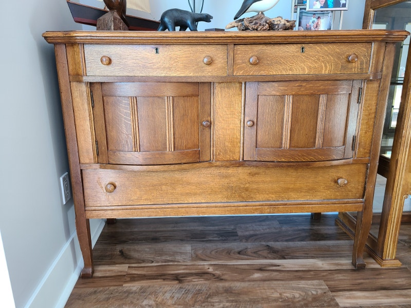 Antique Sideboard Buffet circa 1920 China available Hutches