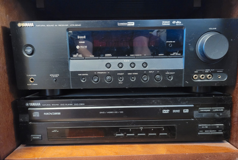 Used, YAMAHA Stereo Receiver with CD/DVD Changer for sale  