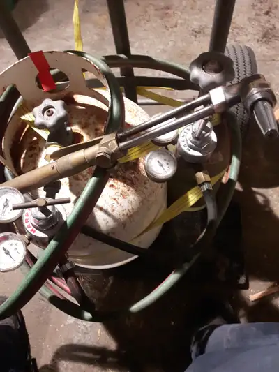 Clean good Harris propane oxygen cutting torches, View more