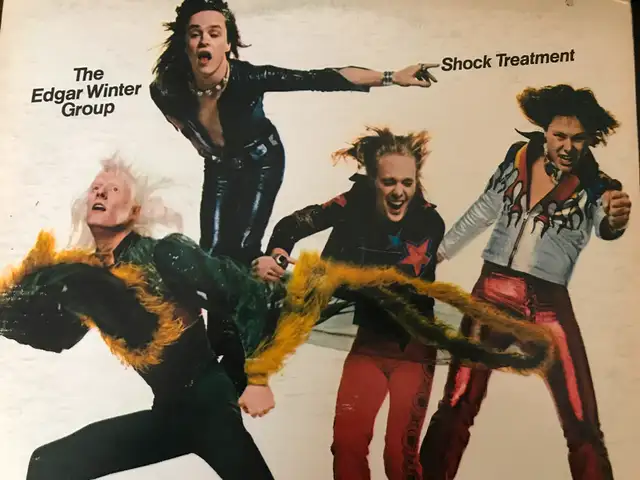 Edgar Winter Group Shock Treatment with insert vg++/vg++ record628632864416011214