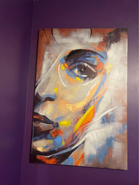 Wall Art Painting - Female Face 120 cm x 80 cm