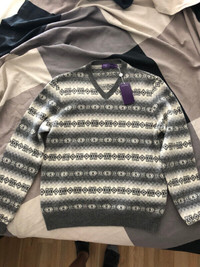 Ralph Lauren Purple Label Cashmere Sweater size Large with tags