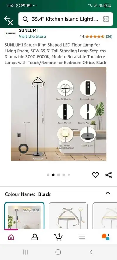Sunlummi Floor Lamp, View more