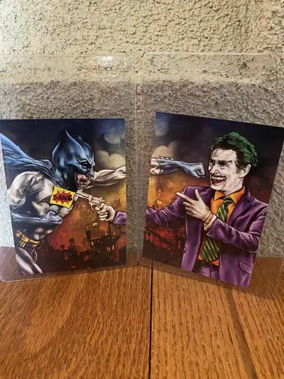 Brand new in protective sleeves. Never removed. Guaranteed mint condition. This 2 card matching set...