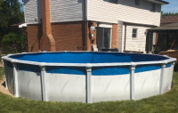 Used 21' Above Ground Pool w/ new liner