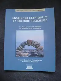 ENSEIGNER L'ÉTHIQUE ET LA CULTURE RELIGIEUSE