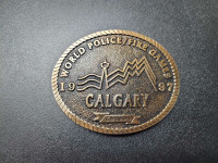 1997 Calgary World Police/Fire Games BuckleYours for $25