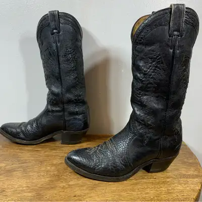 Boulet Vintage 79s cowboy leather boots / homme, View more