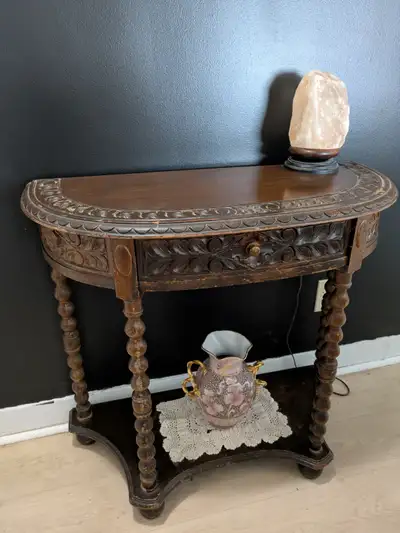 Table demi lune antique, View more