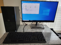 PC Optiplex 3050 avec ecran 24" et clavier