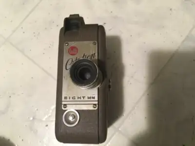 Vintage 8mm movie camera, View more