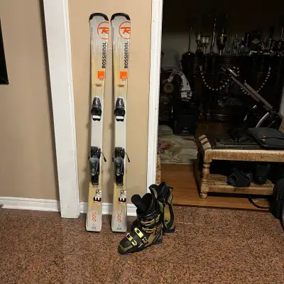 142 Rossignol ski with boots , View more