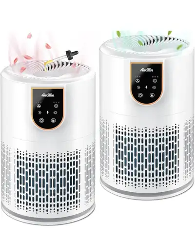 2 Pack Air Purifiers for Home Bedroom, View more