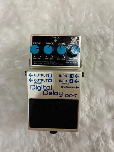 Boss DD7 Delay pedal, View more