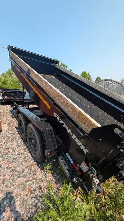 Unused 2025 Southland 8-ton Dump Trailer. FROM A DEALER LIQUIDATION - ONLY 3 AVAILABLE - Scissor Hoi...