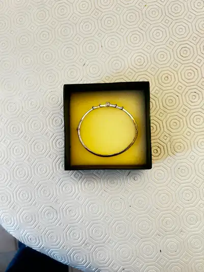 Silver 925 bracelet with crystal, View more