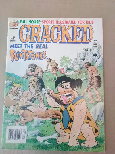 Cracked Magazine Sept 1994 Flintstones spoof, View more