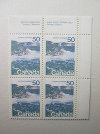 598a Plate Block Canadian Mint Postage Stamp Seashore