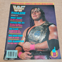 WWF Magazine - November 1991 - Bret Hart Cover