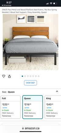  Queen bed frame