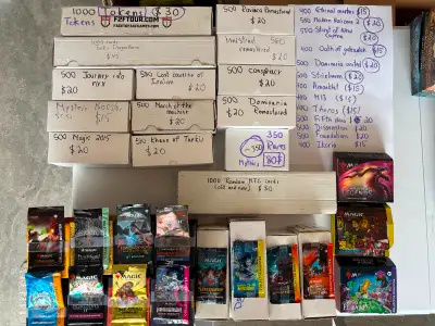 TONS OF CARDS FOR SALE. Most cards are $20 for 500 cards ALL SORTED Please txt me, I dont use kijiji...