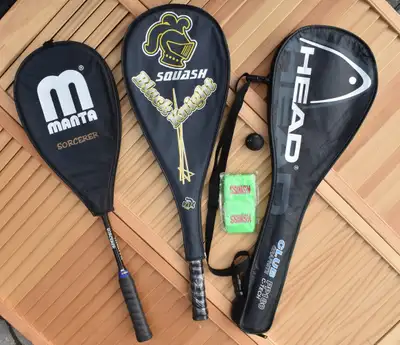  Squash racket Racquet Set – Black Knight + Head + Manta – Car, View more