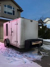 6x10 cargo trailer/ice fishing shack