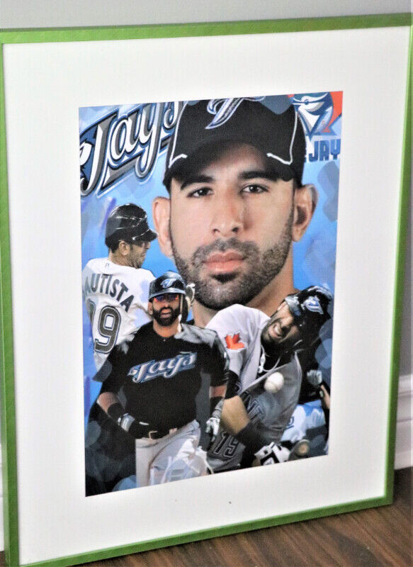 FRAMED 2012 JOSE BAUTISTA TORONTO BLUE JAY in Arts & Collectibles in Charlottetown