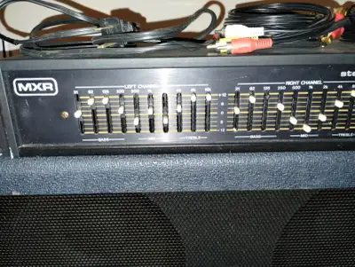 Rare-1979 MXR Dual 10 Band Stereo Octave Rack Equalizer-RCA Jack, View more
