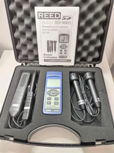 REED SD-9901 Data Logging Indoor Air Quality Meter, View more