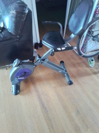 Stationary bike , backrest ,support bars