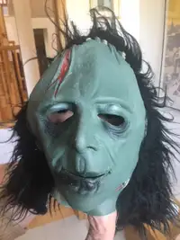 Vintage Bride of Frankenstein Halloween mask  Latex