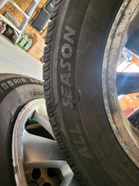 215/65R6 alloy OEM rims and tires