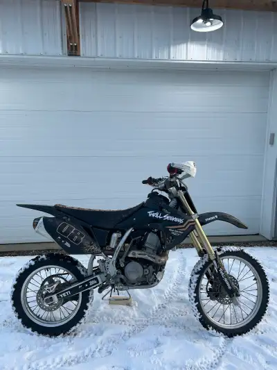Looking to sell my sons CRF150R (Big Wheel) as he is looking for a 250R. Don't let the 150 fool you....