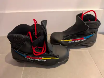 Salomon jr pilot SNS cross country ski boots size 3 (EUR 35), View more